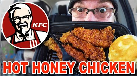 Kfc 🔥🍯🍗hot Honey Chicken Tenders Food Review Youtube
