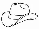 Cowboy Hat Coloring Pages sketch template