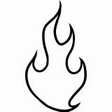 Drawing Line Flames Fire Draw Clipart sketch template