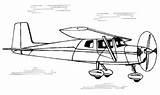 Piper Printable Cub Cessna Runup sketch template