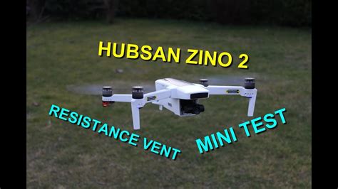 hubsan zino  mini test pour le fun resistance au vent youtube