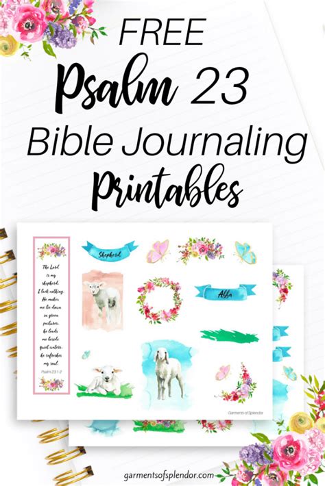 bible journaling printable