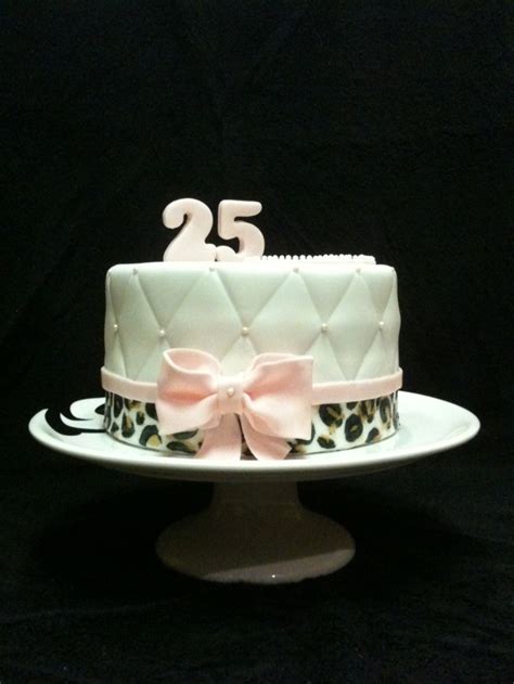 25 inspired photo of 25th birthday cakes