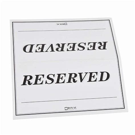 printable reserved table signs rossy printable