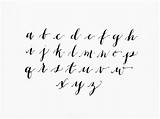 Calligraphy Alphabet Modern Cursive Letters Font Fonts Lettering Aesthetic Alphabets Style Skillshare Letter Writing English Handwriting Lowercase Script Introduction Caligraphy sketch template