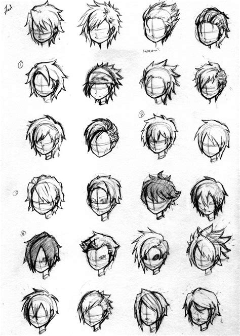 character hair concepts by noveliaproductions on deviantart character ideas drawings anime