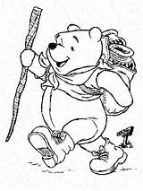 Hiking Coloring Pages Winnie Pooh sketch template