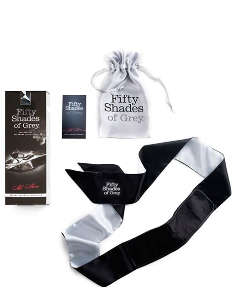 all mine deluxe blackout blindfold 25 fifty shades of grey line of sex toys popsugar love