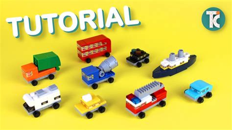 lego mini vehicles part  tutorial youtube