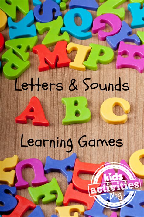 fun alphabet sounds  abc letter games kids activities blog