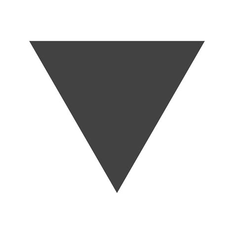 inverted triangle glyph icon iconbunny