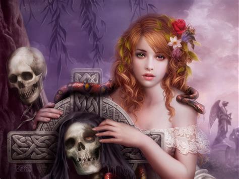 gothic fantasy girl hd wallpaper background image 1920x1440