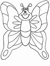 Coloring Pages Butterflies Butterfly Print sketch template