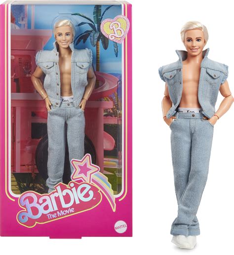 Ken Doll Wearing Denim Matching Set – Barbie The Movie Hrf27 Mattel
