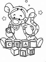 Tigger Coloring Baby Pages Box Easter Cool Wecoloringpage sketch template