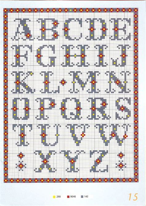 images  cross stitch alphabet  pinterest stitching