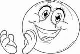Coloring Pages Emoticon Face Wecoloringpage Faces sketch template
