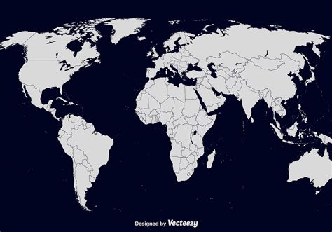 vector world map  cities