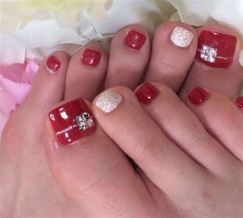 merry christmas toe nail art designs  holiday nails fabulous nail art designs