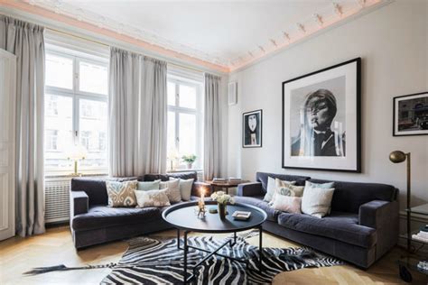 pariser stil skandinavischen wohnung flair in einem schwedischen kleinen apartement interieur