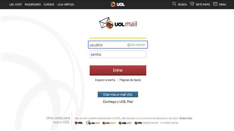 uol mail log   sign     account