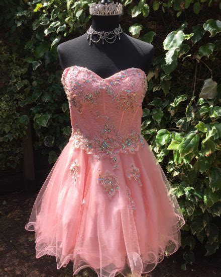pink short prom princess masquerade