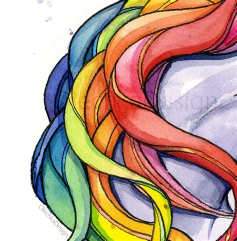 rainbow unicorn unicorn watercolor art print colorful etsy