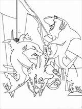 Shark Tale Pages Coloring Printable Dinokids Close sketch template
