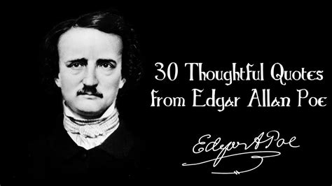 thoughtful quotes  edgar allan poe youtube