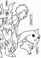 Terriermon Digimon Coloring Pages Template Gif sketch template