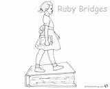 Ruby Bridges Coloring Goes School Printable Book Sheet Pages Kids Template sketch template