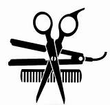 Hairdresser Stylist Scissors Webstockreview Therapist Hairdressing Clipground Icons sketch template