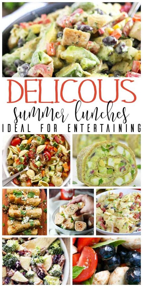 great recipes  summer lunches