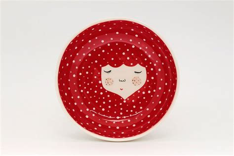 red ceramic serving bowl red serving bowl valentines gift gift