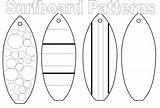 Surfboard Beach Storytime sketch template