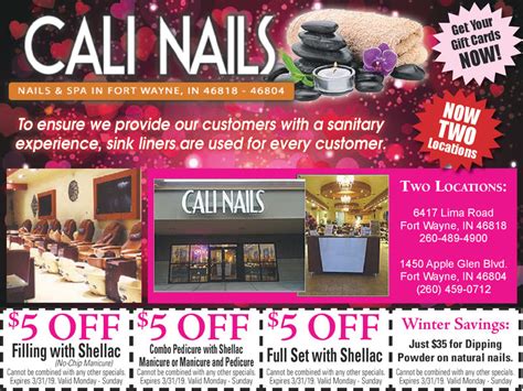 wednesday january   ad cali nails inftwayne monthlies