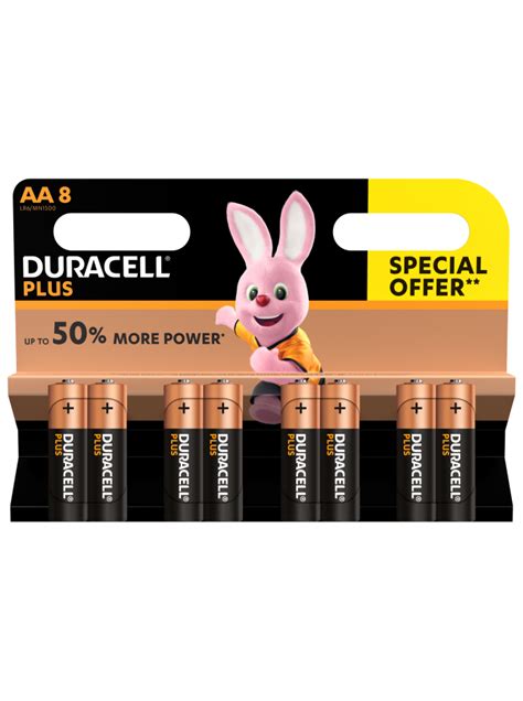 duracell aa special offer  pack