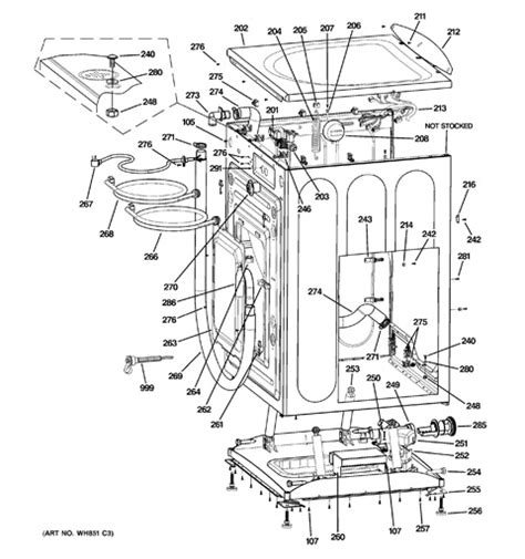 hotpoint washing machine parts diagram