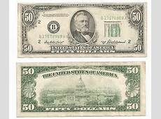 1950 B $ 50 Dollar Bill Note Serial B17676989A