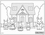 Coloriage Sylvanian Dessin Imprimer Families Critters Calico Lapin Coloriages Chocolat 색칠 패밀리 Tous Luxueux 귀여운 Bee sketch template