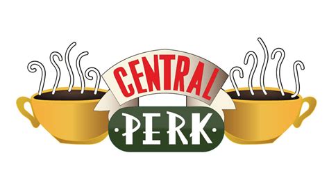 central perk sign central perk sticker central perk decal etsy