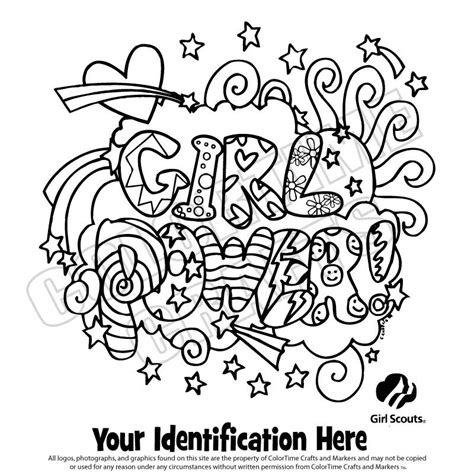 girl scout coloring sheets girlscout coloring page