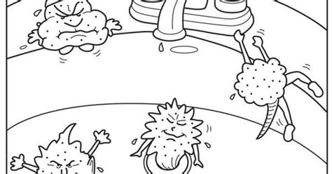 germ coloring pages  print bacteria coloring pages printable