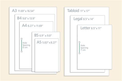 letter vs legal paper bindertek