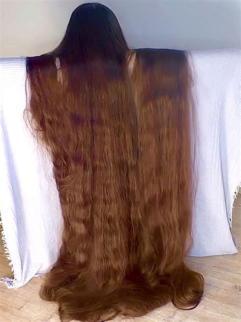video super long hair sliding realrapunzels