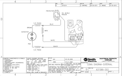 ao smith motors wiring diagram