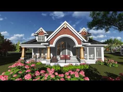 plan ah  story craftsman  covered porch architectural design house plans covered