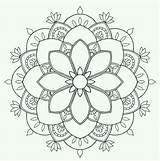 Mandala Colorear Mandalas Coloring Dibujos Dificiles Facil Bonitos Poco Mosaico sketch template