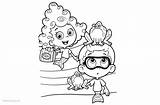 Bubble Coloring Guppies Pages Deema Gil Printable Kids sketch template