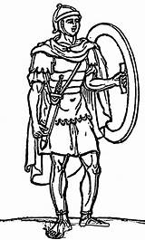 Sword Romano Romanos Romans Wecoloringpage Soldados Páginas Römische Impressão Cristo Soldaten Ideias Reciclagem Adesivos sketch template